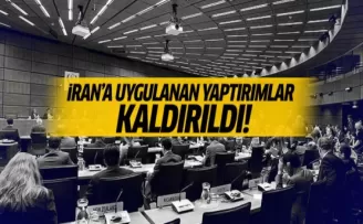 İran’a uygulanan yaptırımlar kaldırıldı