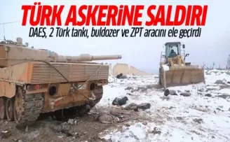 IŞİD, El Bab'da 2 Türk tankı, buldozer ve ZPT aracını ele geçirdi