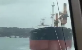 İstanbul Boğazı’nda gemi arızası