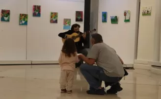 İstanbul’da Maltepeli küçük ressamların sergisi açıldı