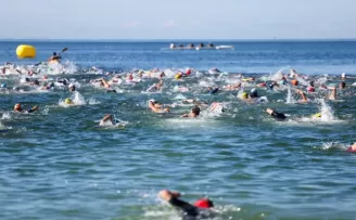 İstanbul Florya Sahili’nde Triatlon heyecanı