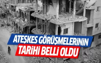 İşte Suriye'de ateşkes görüşmelerinin tarihi