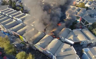 İSTOÇ’ta çıkan yangın söndürüldü