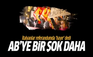 İtalyanlar referandumda 'hayır' dedi! AB'ye bir şok daha...