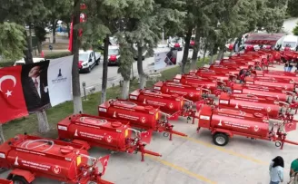 İzmir’de afetlere karşı güçlü adım... Orman köylerine 125 su tankeri