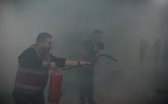 İzmir’de afetlere karşı tam hazırlık... Tatbikat gerçeği aratmadı