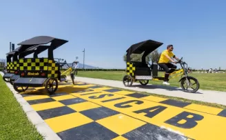 İzmir’de ’Bisicab’ler yola çıkıyor