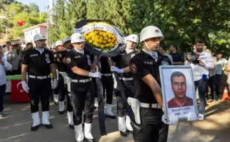 İzmir’de ormanın kahraman şehidi son yolculuğuna uğurlandı