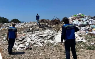 İzmir Gaziemir’de açık alana atığa 1,8 milyar TL ’çevre’ cezası!