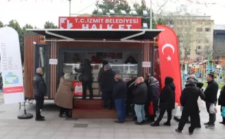 İzmit’te Halk Et yoğun ilgi gördü