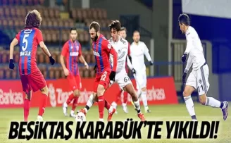 Kardemir Karabükspor 2 - 0 Beşiktaş maç sonucu