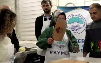 KAYMEK’ten pastırma doğrama kursu