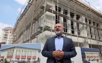 Kayseri Kocasinan’da Yeni Sinan Kütüphanesi için geri sayım