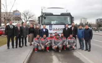 Kayseri Melikgazi’nin yardım eli Gazze’ye uzadı