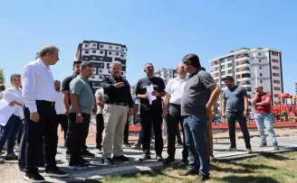 Kayseri Melikgazi şantiye alanına döndü