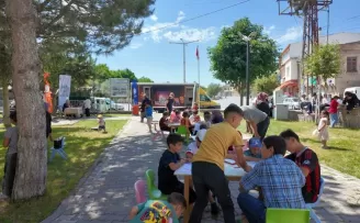 Kayseri Talas’ın ’Gezici Kütüphane’si bilgi turunda