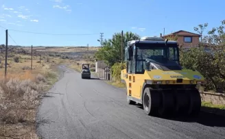 Kayseri Talas kırsalında asfalt atağı