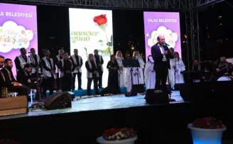 Kayseri Talas’ta Çiçek Festivali’ne muhteşem final