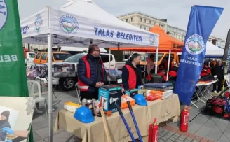 Kayseri Talas’ta depreme karşı farkındalık zamanı