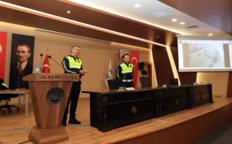 Kayseri Talas’ta emniyet kemerine simülasyonlu anlatım