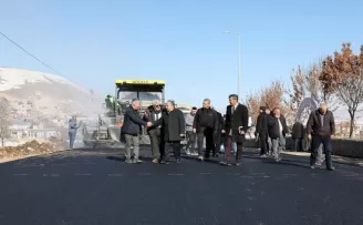 Kayseri Talas’ta Kepez yoluna asfalt