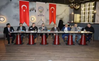 Kayseri Talas’ta ramazan öncesi muhtarlarla toplantı