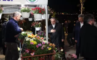 Kayseri Talas’taki Çiçek Şenliği’nde Grup Şantiye rüzgarı