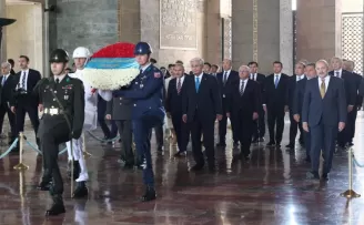 Kazakistan Cumhurbaşkanı Tokayev Anıtkabir’de