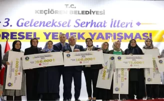 Keçiören’de yöresel lezzetler yarıştı, ödüller sahiplerini buldu