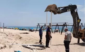 Keşan Belediyesinden  Erikli’ye ücretsiz duş yaptı