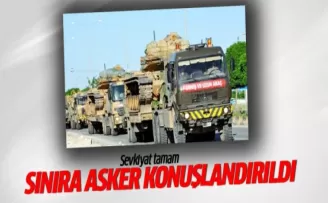 Kilis'e zırhlı araç sevkiyatı