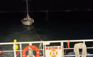 Kınalıada açıklarında korku dolu anlar