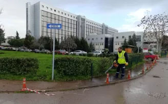 Kocaeli’de hastane bahçelerine Büyükşehir’den dokunuş