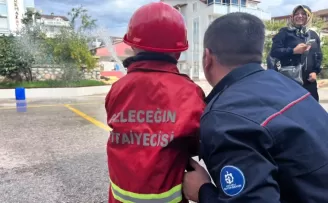 Kocaeli’de minikler itfaiyeyi yakından tanıdı