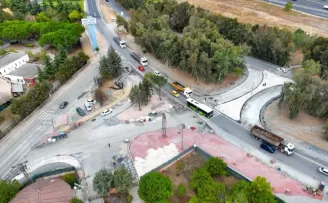 Kocaeli GTÜ Kavşağı yeni haliyle trafiği rahatlatacak