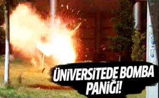 Kocaeli Üniversitesi'nde şüpheli çanta paniği