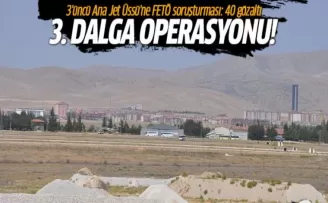 Konya 3. Ana Jet Üs Komutanlığı'nda FETÖ operasyonu: 40 gözaltı