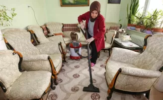 Konya Meram’da büyüklerin yüzleri bu bayram öncesinde de güldü!