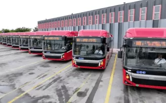 Konya’ya 10 çevreci otobüs daha filoya dahil oldu
