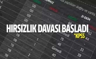 KPSS hırsızlığında ikinci dava başladı