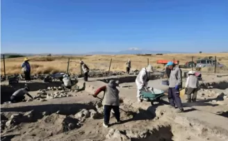 Kültepe’de 78 yıllık kazı tarihinde bir ilk! Helenistik Dönem mozaiği bulundu