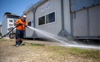 Kurban kesim yerlerinde kapsamlı temizlik