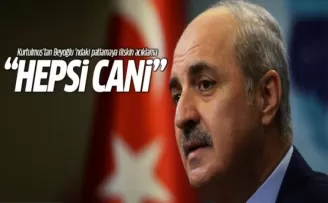 Kurtulmuş: Saldırının hedefi bütün insanlıktır