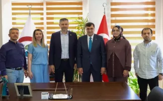 Kütahya’da Başkan Kahveci’den Eczacı Odası’na ziyaret
