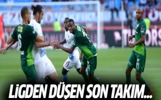 Ligden düşen son takım Rizespor oldu