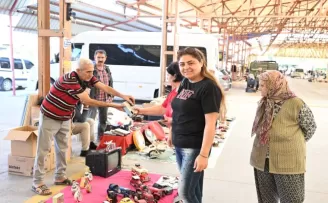 Manisa’da ikinci el eşya pazarı yeni yerinde