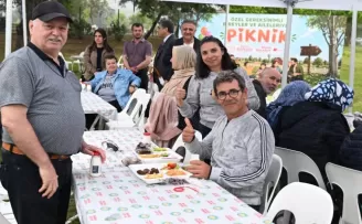 Manisa’da özel bireyler Ortaköy’de piknikte buluştu