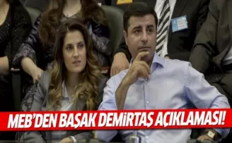 MEB'den Demirtaş'ın eşine ilişkin açıklama!