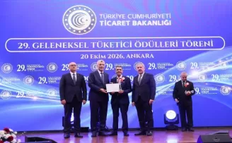 Mehmet Çetinkaya’ya anlamlı ödül