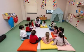 Mersin’de çocuk kampüsü atölyelerine yoğun ilgi